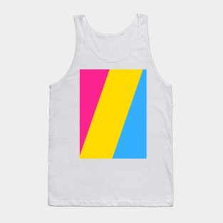 Proud Pansexual Pride Flag (Proud LGBTQ+ Community Pride Flag) v2 Tank Top